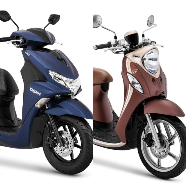 Yamaha Freego dan Fino Foto: dok. YIMM