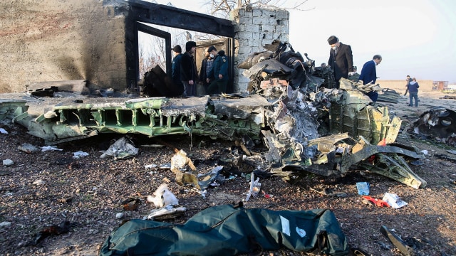 Ukraine International Airlines jatuh, Iran