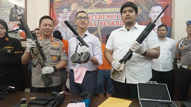 Senjata api ilegal, Polres Jaksel