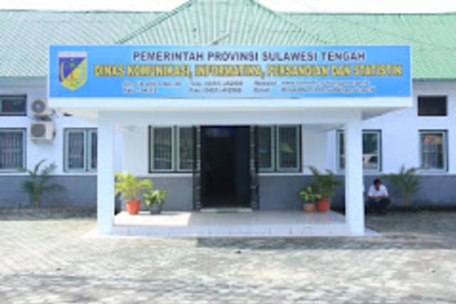 Kantor Dinas Komunikasi, Informatika, Persandian dan Statistik (KIPS) Provinsi Sulawesi Tengah. Foto: Istimewa