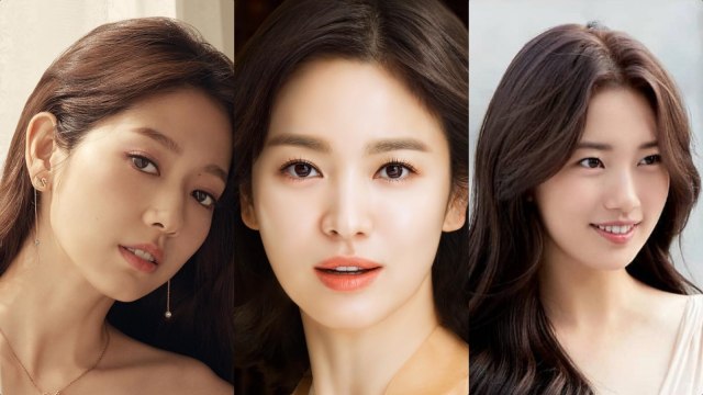 (Ki-Ka) Aktris Korea Selatan, Park Shin Hye, Song Hye Kyo, dan Bae Suzy. Foto: Instagram/@ssinz7, @sulwhasoo.official, @skuukzky