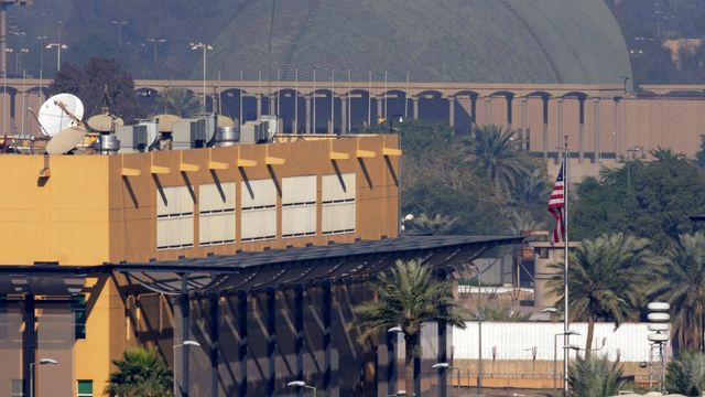 Kedutaan Besar AS di zona Hijau di Baghdad, Irak. Foto: REUTERS/Stringer 