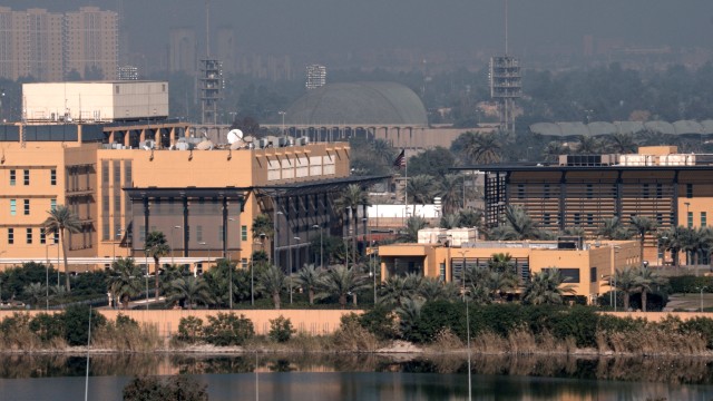 Kedutaan Besar AS di zona Hijau di Baghdad, Irak. Foto: REUTERS/Stringer 