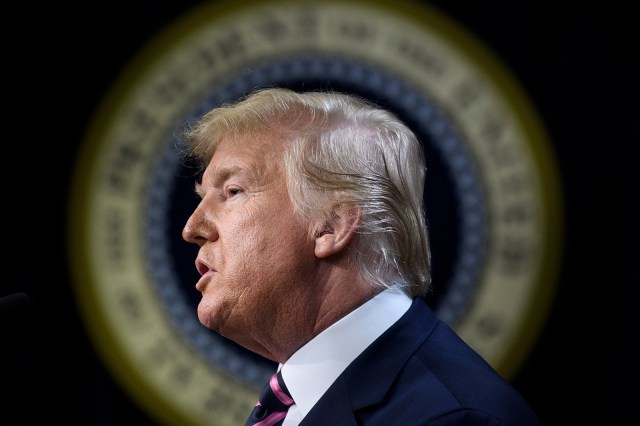 Presiden Amerika Serikat Donald Trump Foto: Brendan Smialowski / AFP 