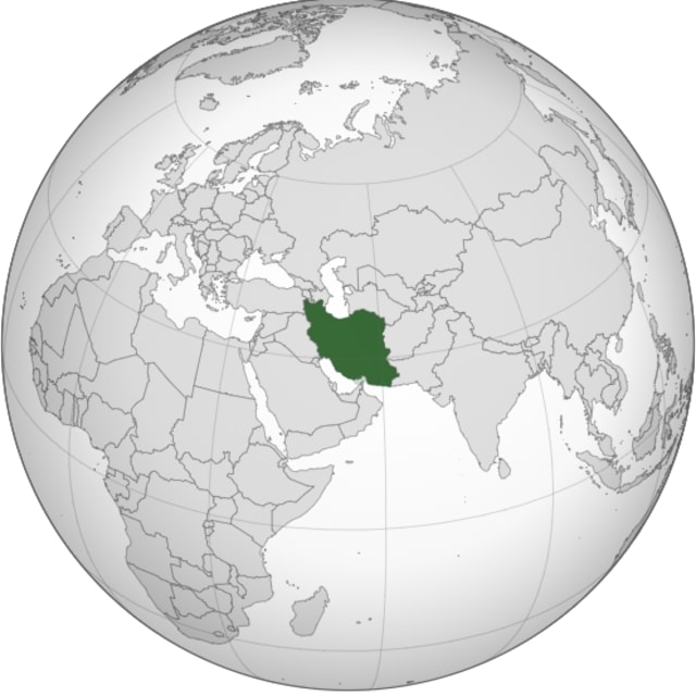 Peta Iran. Foto: Wikimedia