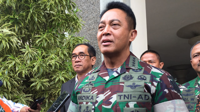 Kepala Staf Angkatan Darat (KSAD) Jenderal TNI Andika Perkasa. Foto: Arfiansyah Panji Purnandaru/kumparan