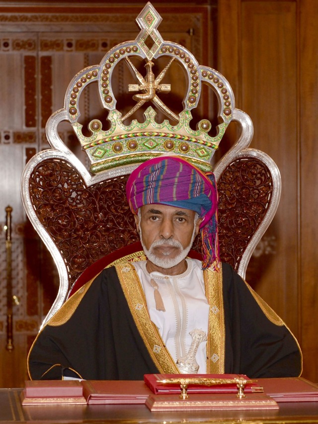 Sultan Oman, Qaboos bin Said al-Said. Foto: AFP
