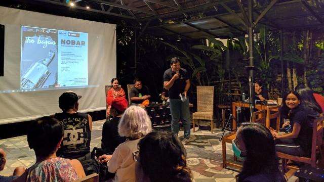 Diskusi film The Bajau di Taman Baca Kesiman - KR14