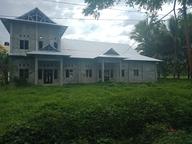 Kondisi Gedung Dharma Wanita Halmahera Barat, Maluku Utara. Foto: Iin