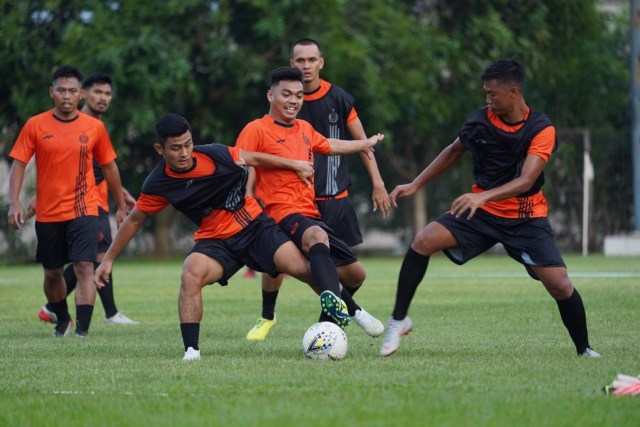 Latihan Persija Jakarta di Lapangan Halim, Selasa (14/1/2020). Foto: Alan Kusuma/kumparan