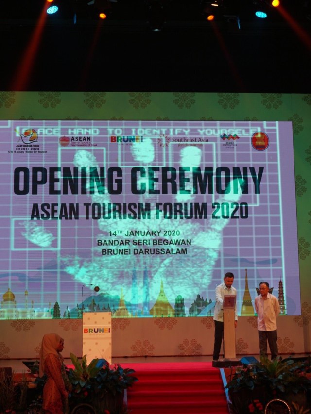 Opening Asean Tourism 2020 di Brunei Darussalaam. Foto: Gitario Vista Inasis/kumparan 