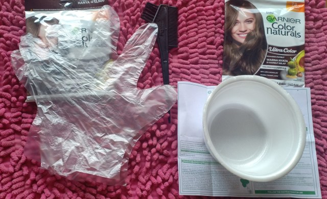 Review Garnier Ultra Color sachet, Berhasilkah di rambut hitam? (568245)