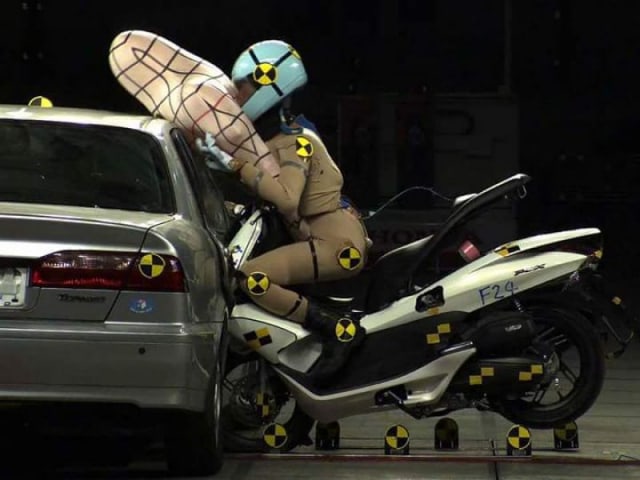 Airbag pada Honda PCX Foto: VisorDown