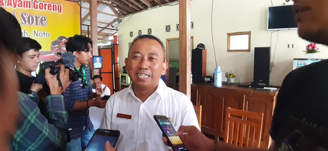 Kepala Bidang Perlindungan dan Pengendalian Penyakit Dinas Kesehatan Gunungkidul, Sumitro, di Logandeng Playen, Rabu (15/1/2020). Foto: Erfanto