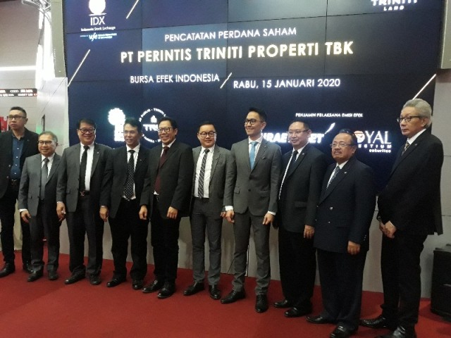 Triniti Land Resmi Melantai di Bursa Efek Indonesia