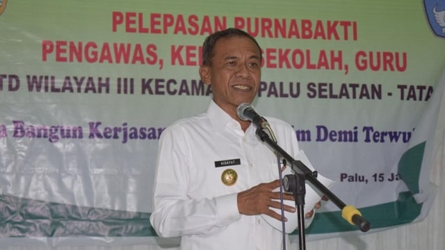 Wali Kota Palu Hidayat. Foto: Humas Pemkot Palu
