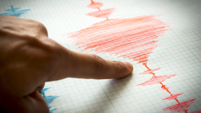 Ilustrasi gempa. (Dok: Kumparan)