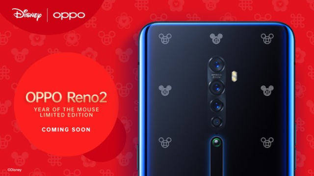 oppo reno 2 mickey mouse