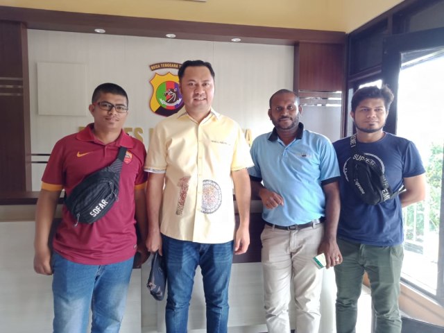 Ketua Umum Asosiasi Futsal Provinsi (AFP) NTT, Jimmi Sianto melaporkan Veronica Klau (41), warga Kota Kupang atas dugaan penipuan.Foto: Ola Keda.
