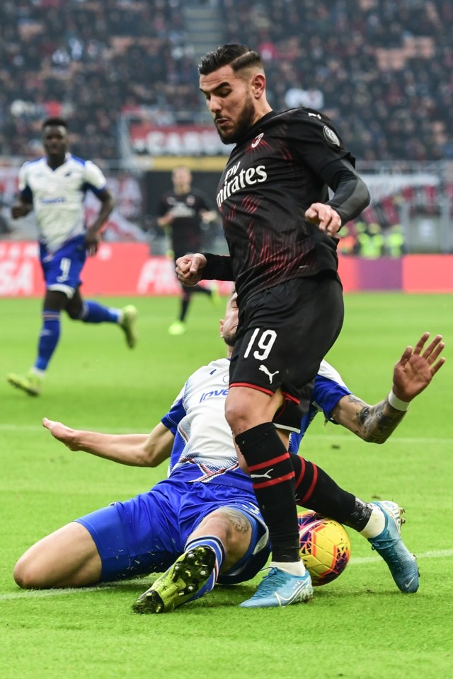 Theo Hernandez pembelian tersukses Milan musim 2019/20. Foto: AFP/Miguel Medina
