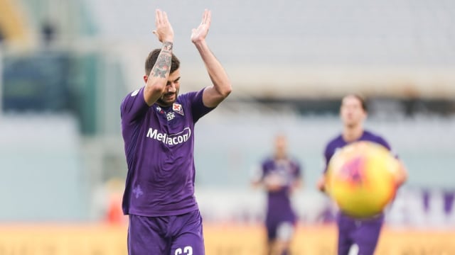 Patrick Cutrone sukses mencetak gol di laga debutnya sebagai starter untuk Fiorentina. Foto: ACF Fiorentina