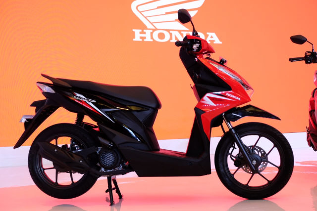 AHM meluncurkan Honda BeAT terbaru, Kamis (16/1).
Foto: Bangkit Jaya Putra