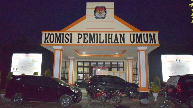 Kantor Komisi Pemilhan Umum Kabupaten Gorontalo. Kamis, (16/1). Foto: Humas KPU