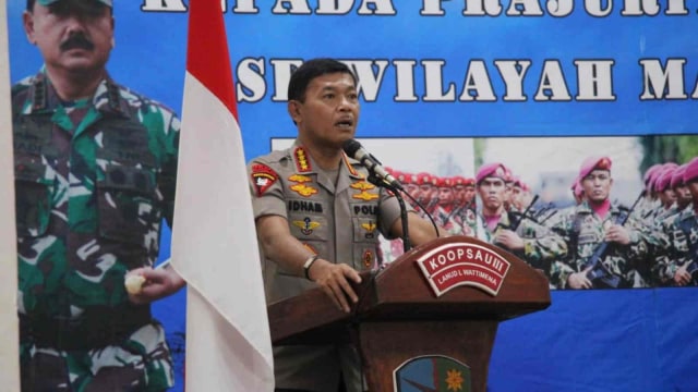 Kepala Kepolisian Republik Indonesia Jenderal Polisi Idham Aziz, di Kabupaten Pulau Morotai, Maluku Utara. Foto: Istimewa