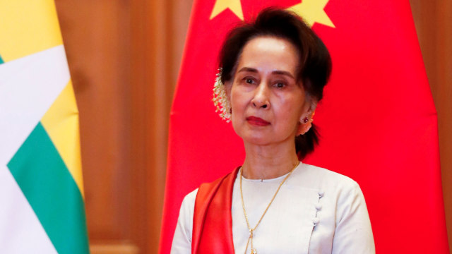Penasihat Negara Myanmar, Aung San Suu Kyi. Foto: AFP/Nyein CHAN NAING/POOL