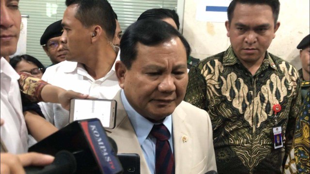 Prabowo Subianto di DPR