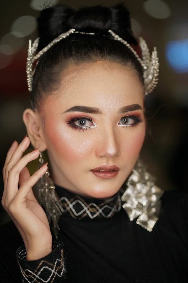 Hasil karya Lovely Natasha, makeup artis cilik dari Magelang yang banyak dipuji oleh warganet. Foto: Dok. Intan Chrysta