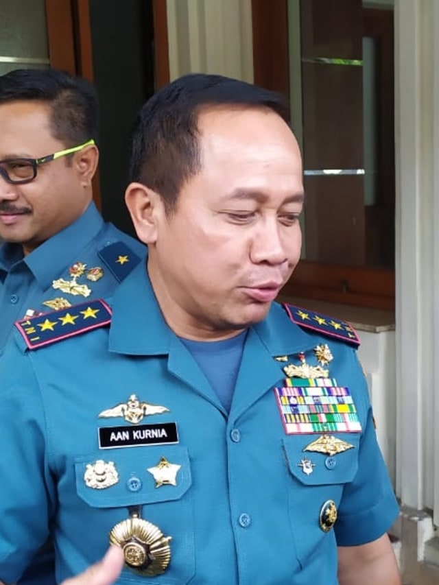 Laksamana Madya TNI Aan Kurnia di Kantor Kemenko Polhukam, Jakarta Pusat, Senin (20/1/2020). Foto: Maulana Ramadhan/kumparan