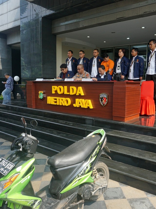 Rilis kasus begal payudara di Polda Metro Jaya, Jakarta, Senin (20/1/2020). Foto: Nugroho Sejati/kumparan