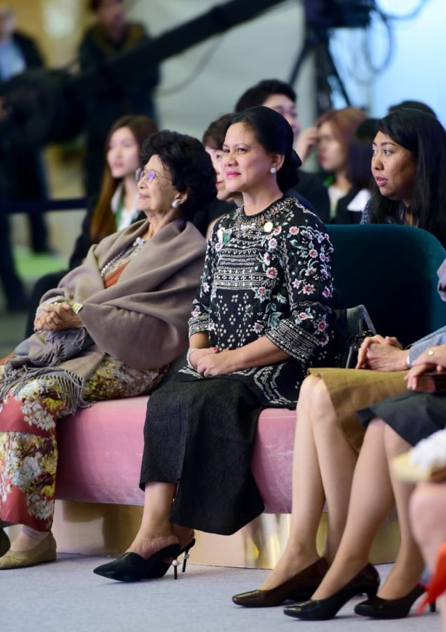 Ibu Negara Iriana Joko Widodo saat menghadiri ASEAN-RoK K-Beauty Festival. Foto: BPMI Setpres/Muchlis Jr