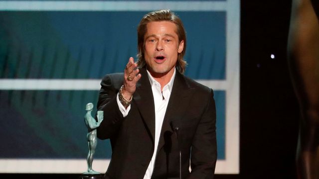 Brad Pitt di SAG Awards. Foto: REUTERS/Mario Anzuoni