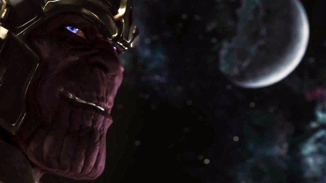 Penampilan perdana Thanos di MCU (Foto: IMDb)