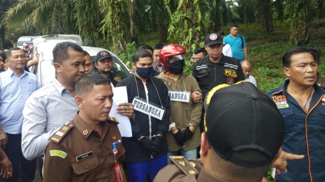 Rekrontruksi pembunuhan Hakim Jamaluddin tahap III