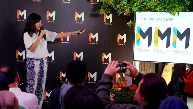 CMO Meikarta Lilies Surjono pada peluncuran logo Meikarta di SCBD, Jakarta, Selasa (21/1/2020). Foto: Jamal Ramadhan/kumparan