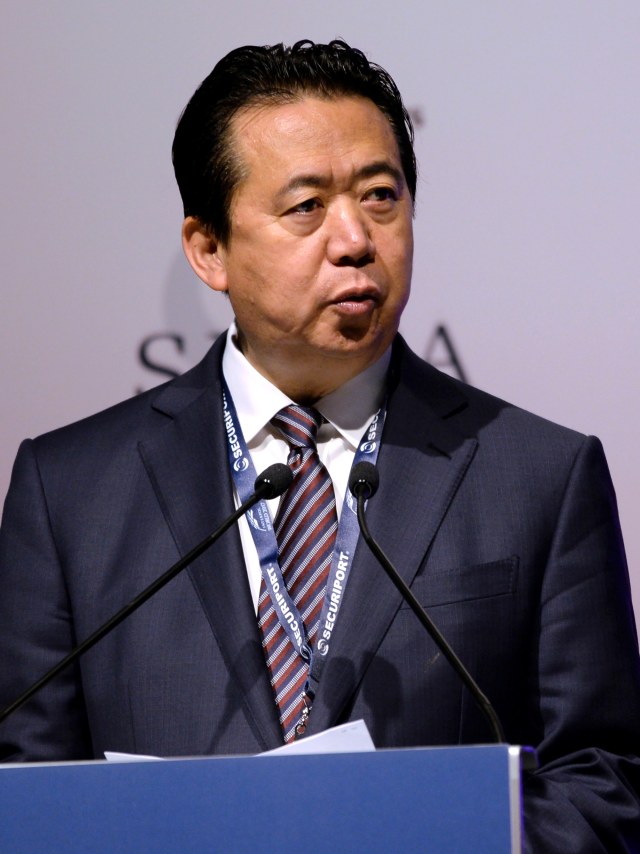 Eks Presiden interpol Meng Hongwei. Foto: AFP/ ROSLAN RAHMAN 