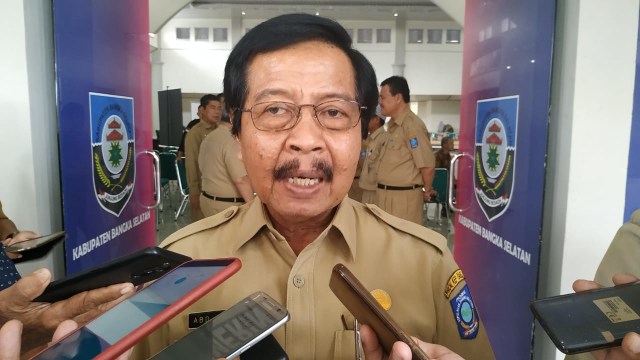 Wakil Gubernur Bangka Belitung, Abdul Fatah usai membuka rakor terknis dengan seluruh Bupati dan Walkota se Bangka Belitung.