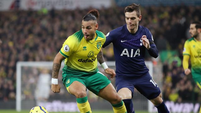 Pertandingan antara Tottenham Hotspur dan Norwich City.  Foto: REUTERS/Chris Radburn
