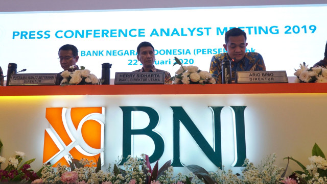 Konferensi pers Analyst Meeting 2019 BNI di Jakarta, Rabu (22/1/2020). Foto: Jamal Ramadhan/kumparan