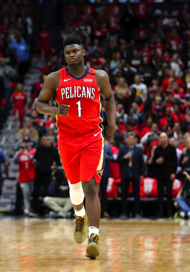 Rookie New Orleans Pelicans, Zion Williamson.  Foto: Derick E. Hingle-USA TODAY Sports