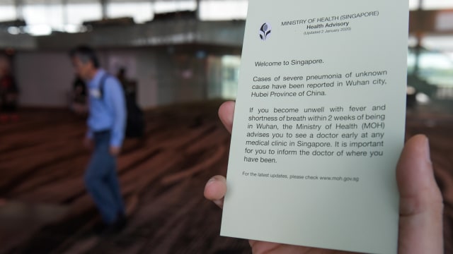 virus corona, Bandara Internasional Changi, Singapura