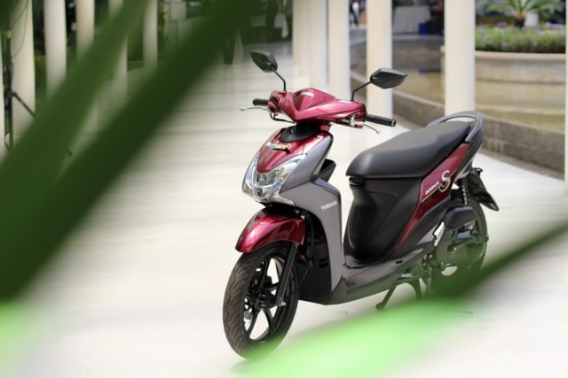 Tampilan depan Yamaha Mio S Foto: dok. Istimewa