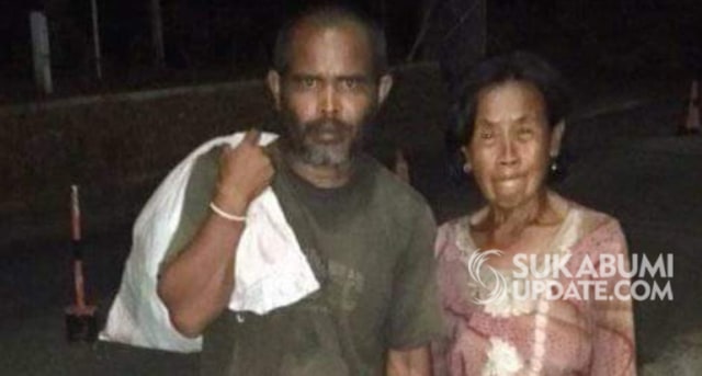 Pria brewok yang selalu bersama perempuan yang ditemukan tewas mengambang di perairan Ujung Genteng, Kecamatan Cidadap, Kabupaten Sukabumi. | Sumber Foto:Istimewa