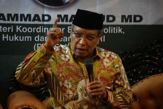 Ketua PBNU Said Aqil di acara diskusi "harapan baru dunia Islam" meneguhkan hubungan Indonesia-Malaysia di Gedung PBNU, Jakarta.  Foto: Irfan Adi Saputra/kumparan