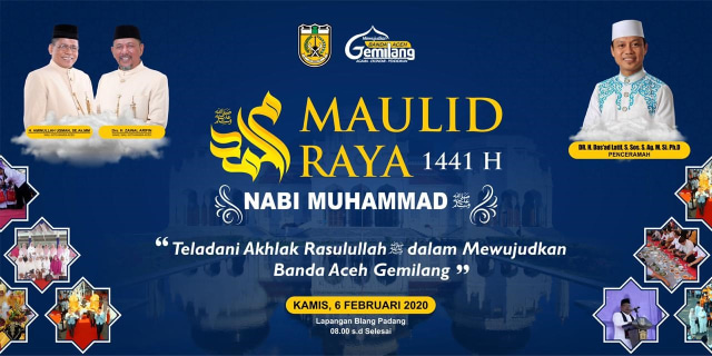 Maulid Raya Banda Aceh, 6 Februari 2020
