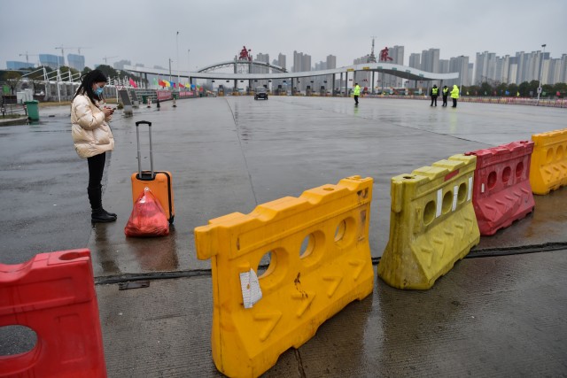 Foto: Hari Pertama Imlek, Kota Wuhan Sepi Imbas Virus Corona (444768)