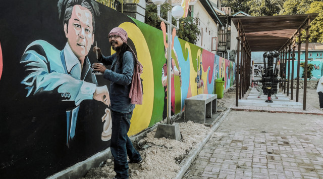 Bertemu Mbah Geng, Pelukis yang Membuat Samarinda Jadi Lebih Ciamik (152914)